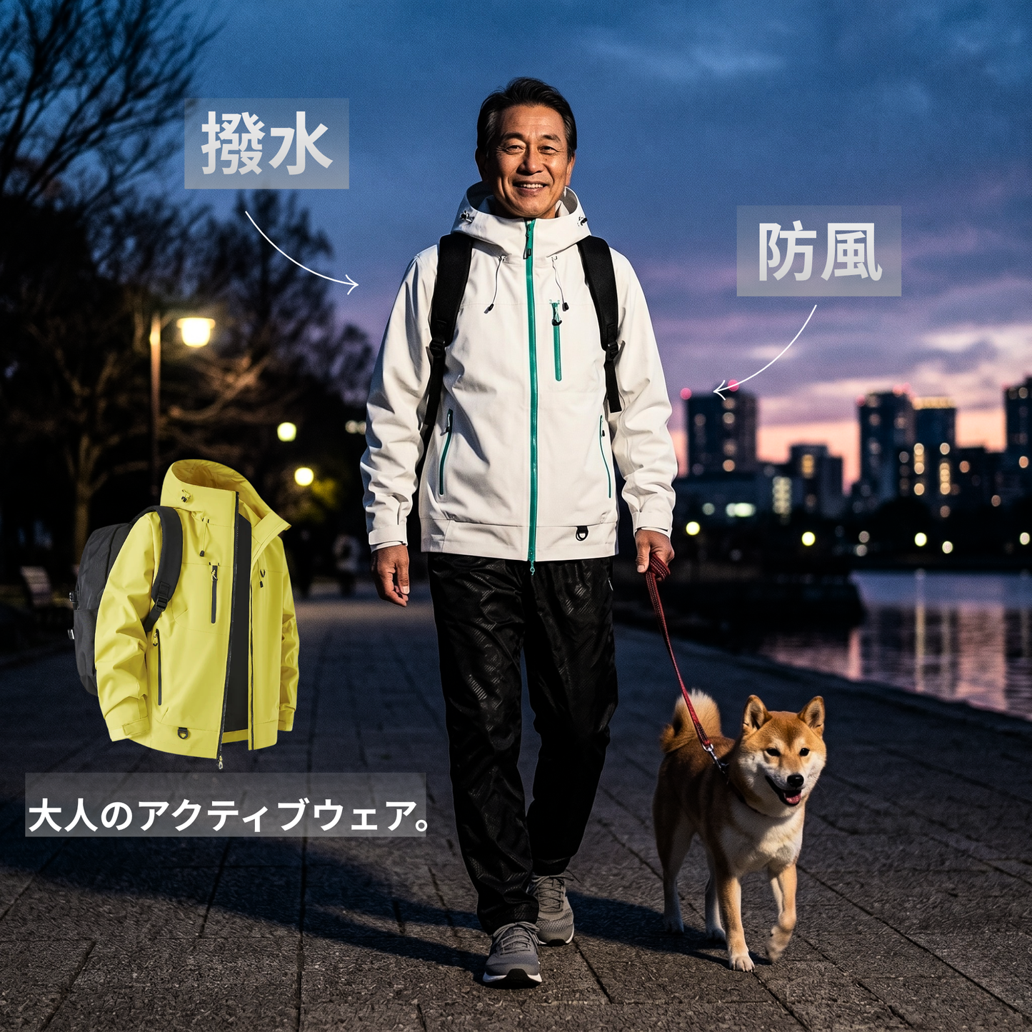 【男女兼用】売上No.1全天候型・撥水マウンテンパーカー