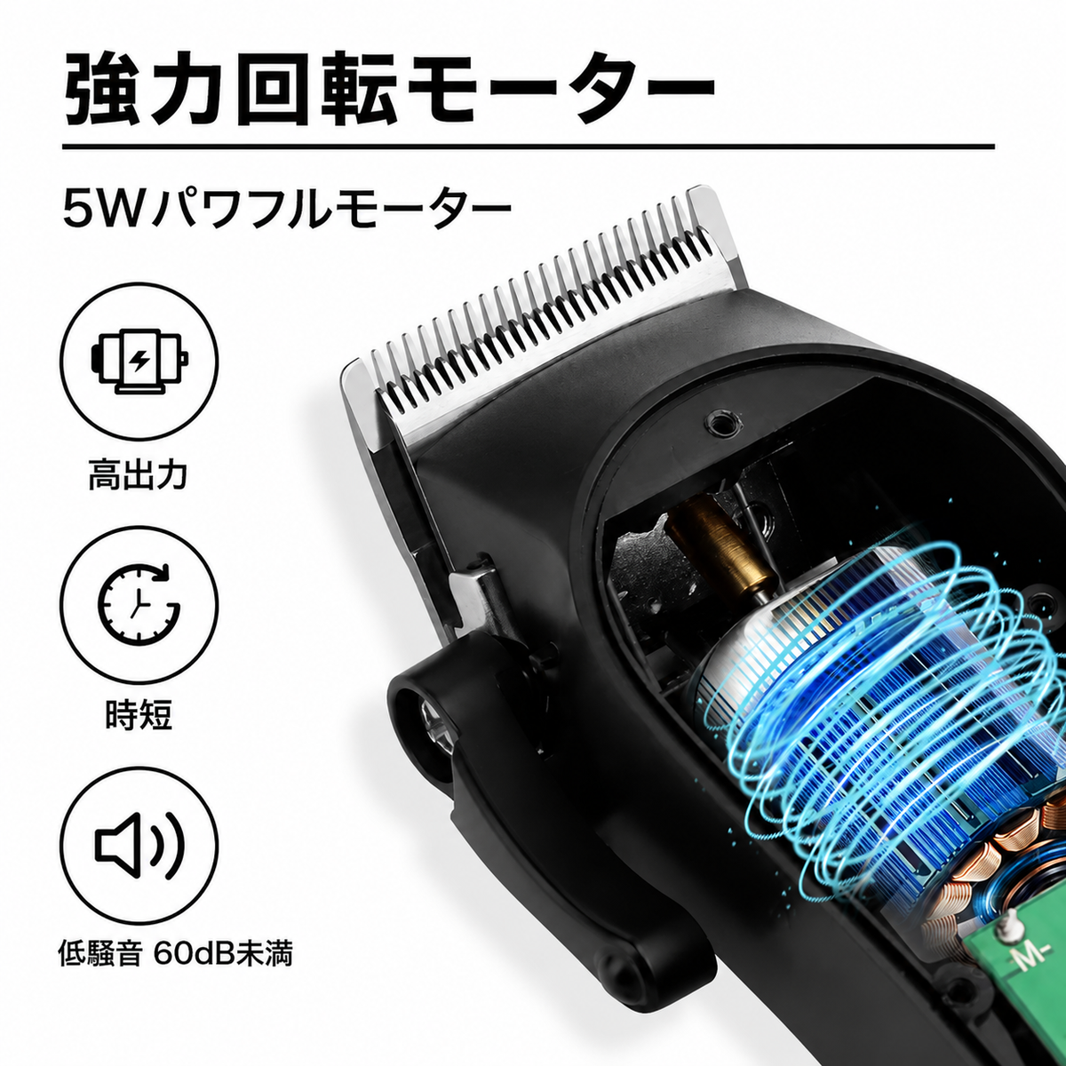 バリカン＋トリマー 2点セット 散髪ケープ付き
